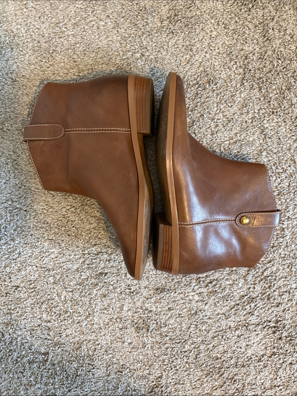 Woman’s Brown Leather Ankle Boots